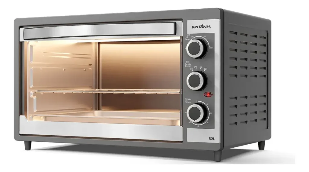 Forno elétrico Britânia 52Lvista frontal